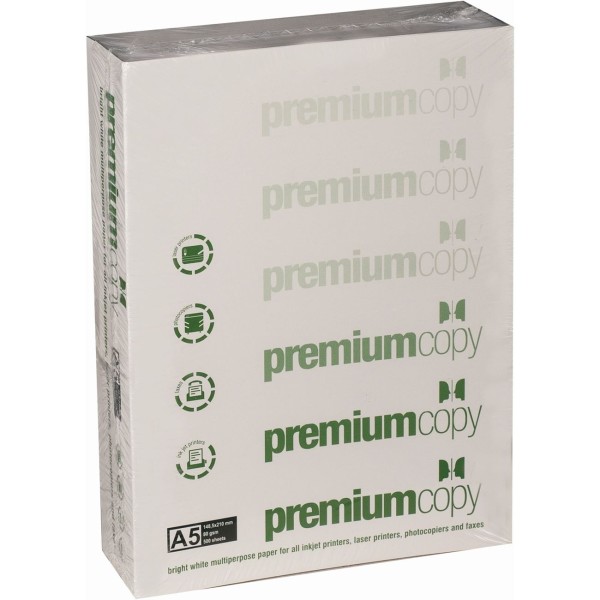 Χαρτί Φωτοτυπικό Α5 80gr. 500Φ. Premium Copy