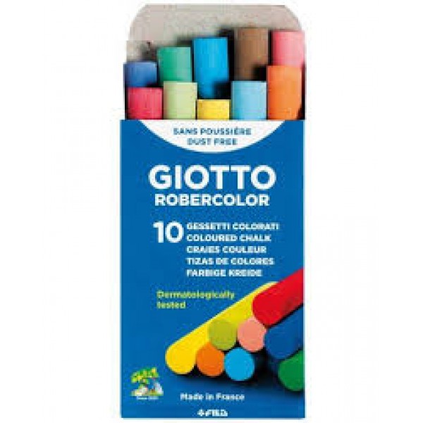 Κιμωλίες Χρωματιστές Giotto 10 τμχ