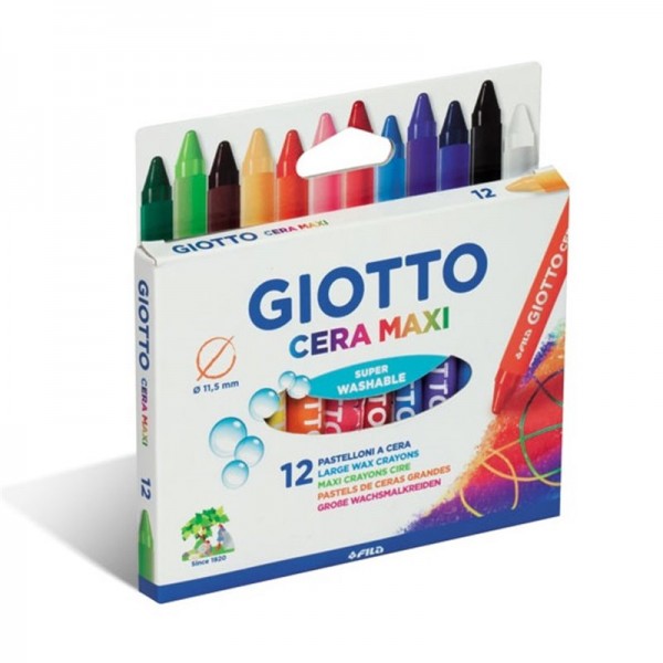 Κηρομπογιές Giotto Maxi 12τμχ