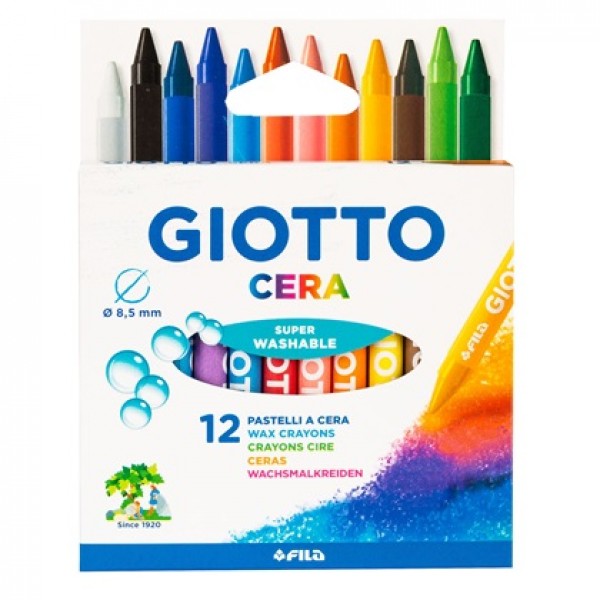 Κηρομπογιές Giotto 12τμχ