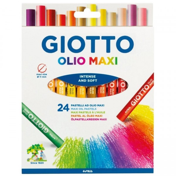 Λαδοπαστέλ oil-pastel Giotto olio maxi 24τμχ