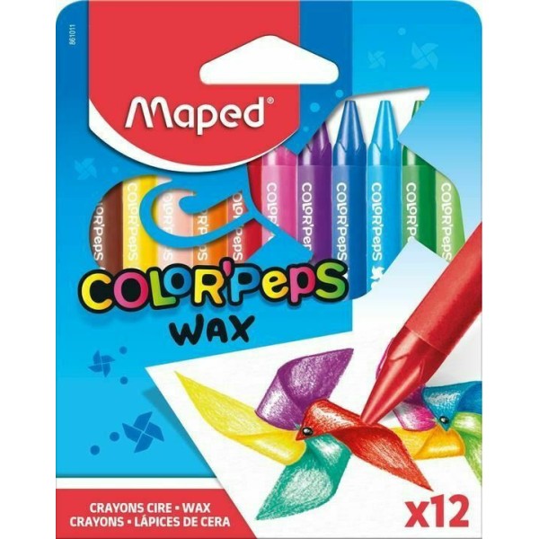 Κηρομπογιές Maped Color'peps 12τμχ
