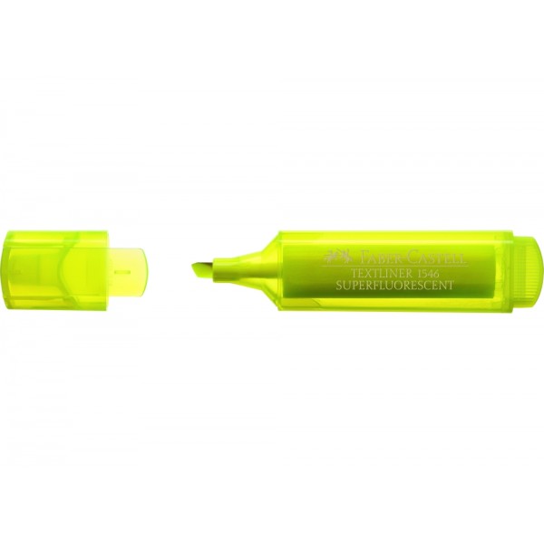 Μαρκαδόρος Υπογράμμισης Faber Castell Superfluorescent 1546 Κίτρινος