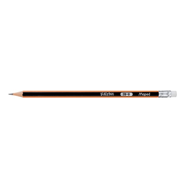 Μολύβι Black'Peps 2B Με Γόμα Maped