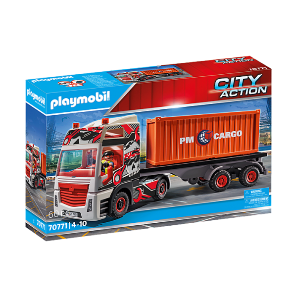 Playmobil 70771 Φορτηγό μεταφοράς container