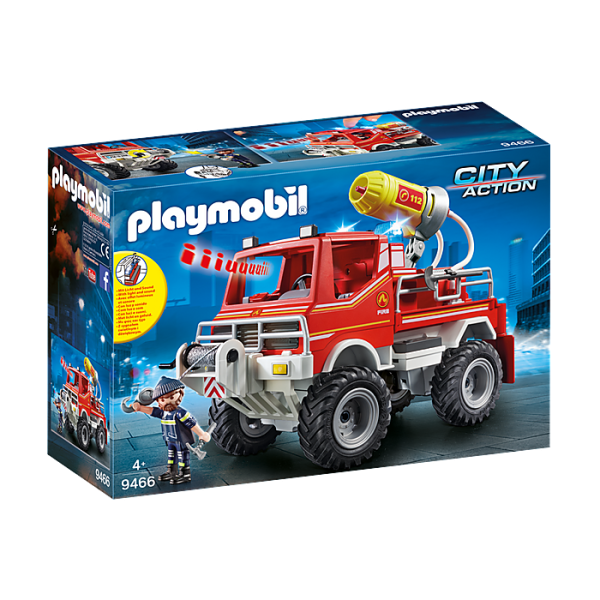 Playmobil 9466 Όχημα Πυροσβεστικής με τροχαλία ρυμούλκυσης