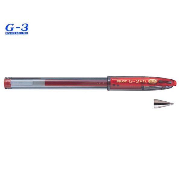 Στυλό G-3 0.7mm Κόκκινο Pilot