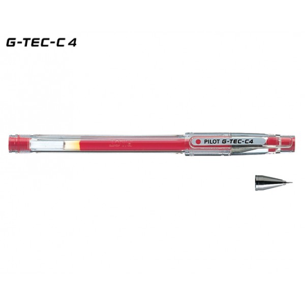 Στυλό HI-TEC-C 0.4mm Κόκκινο Pilot